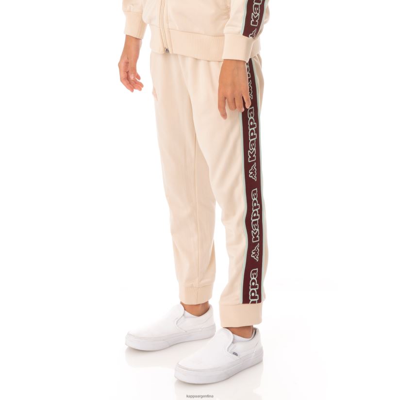 Kappa niños pantalones de chándal alic 2 con cinta del logo para niños beige 2FJJXV493