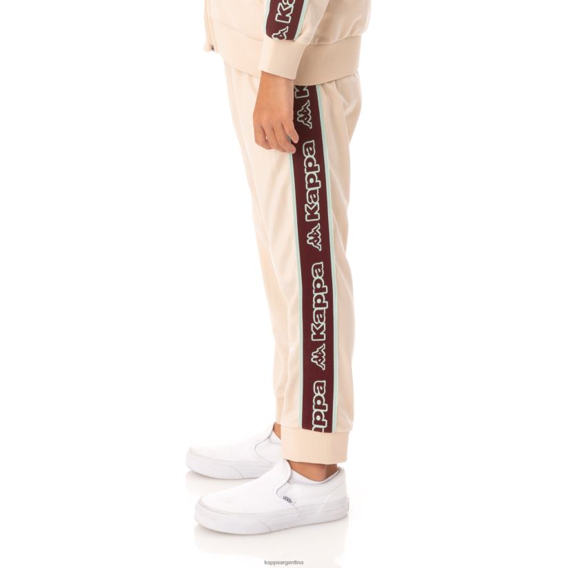 Kappa niños pantalones de chándal alic 2 con cinta del logo para niños beige 2FJJXV493