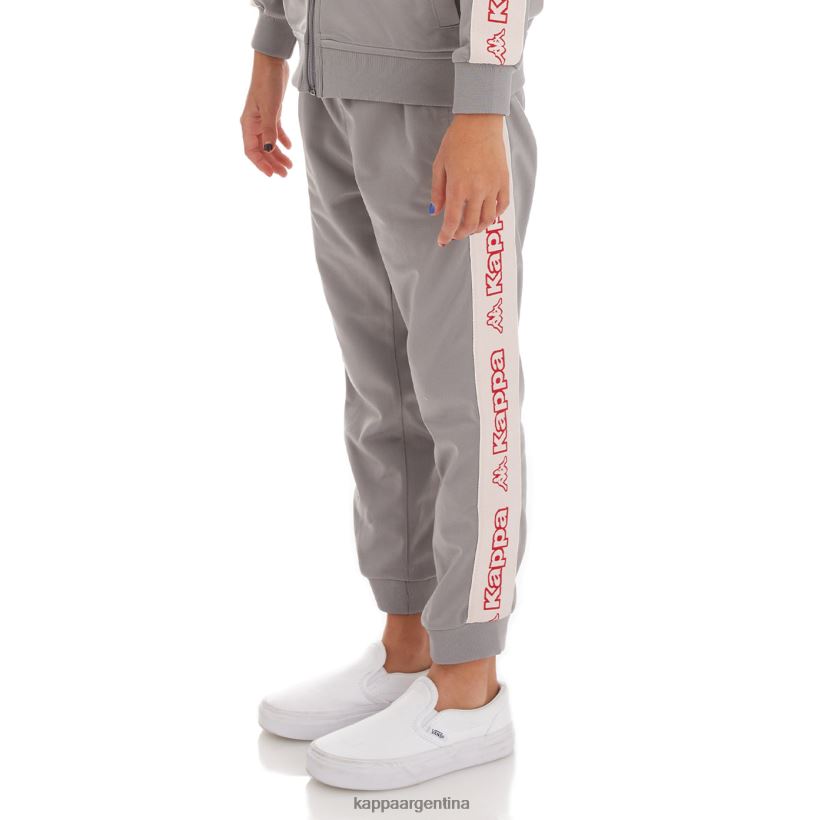Kappa niños pantalones de chándal alic 2 con cinta del logo para niños gris 2FJJXV484