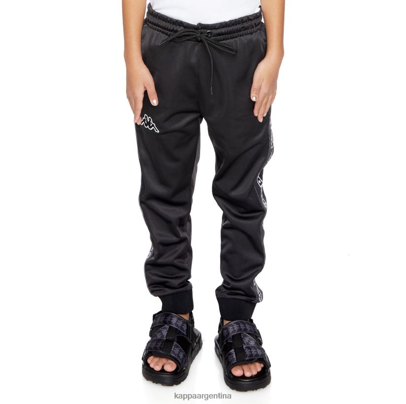 Kappa niños pantalones de chándal alic 2 con cinta del logo para niños humo negro 2FJJXV454