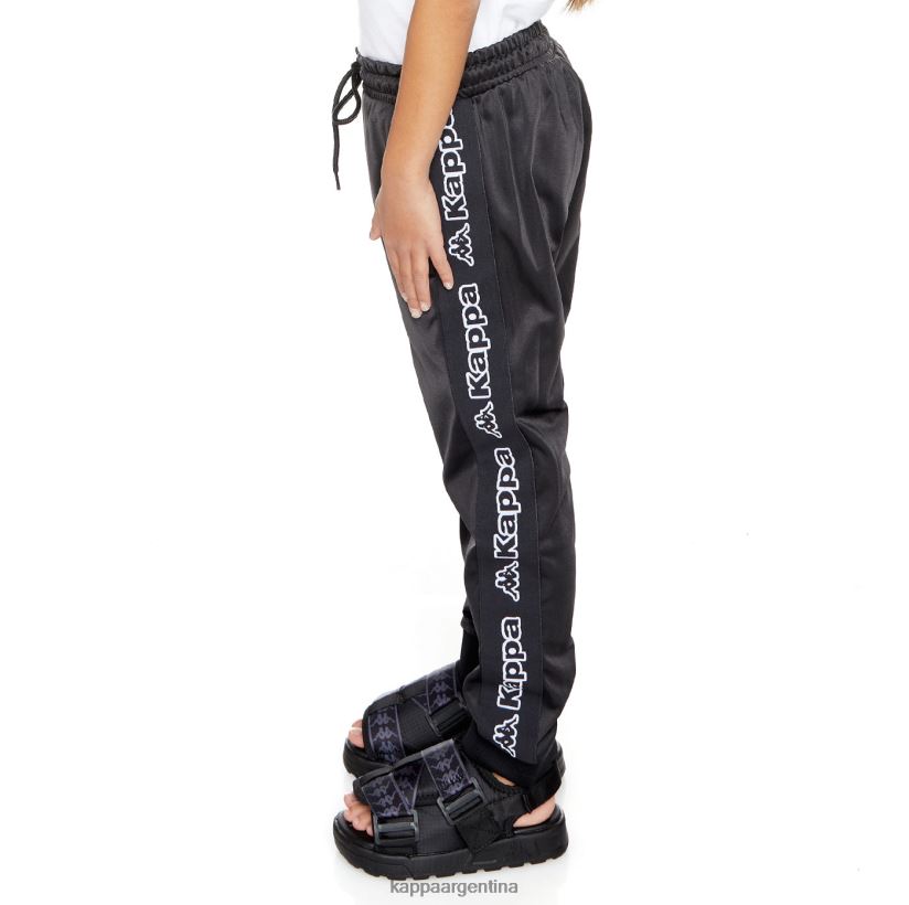 Kappa niños pantalones de chándal alic 2 con cinta del logo para niños humo negro 2FJJXV454