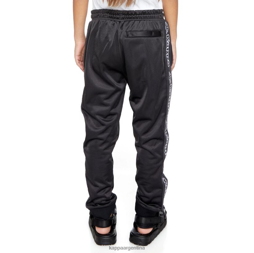 Kappa niños pantalones de chándal alic 2 con cinta del logo para niños humo negro 2FJJXV454