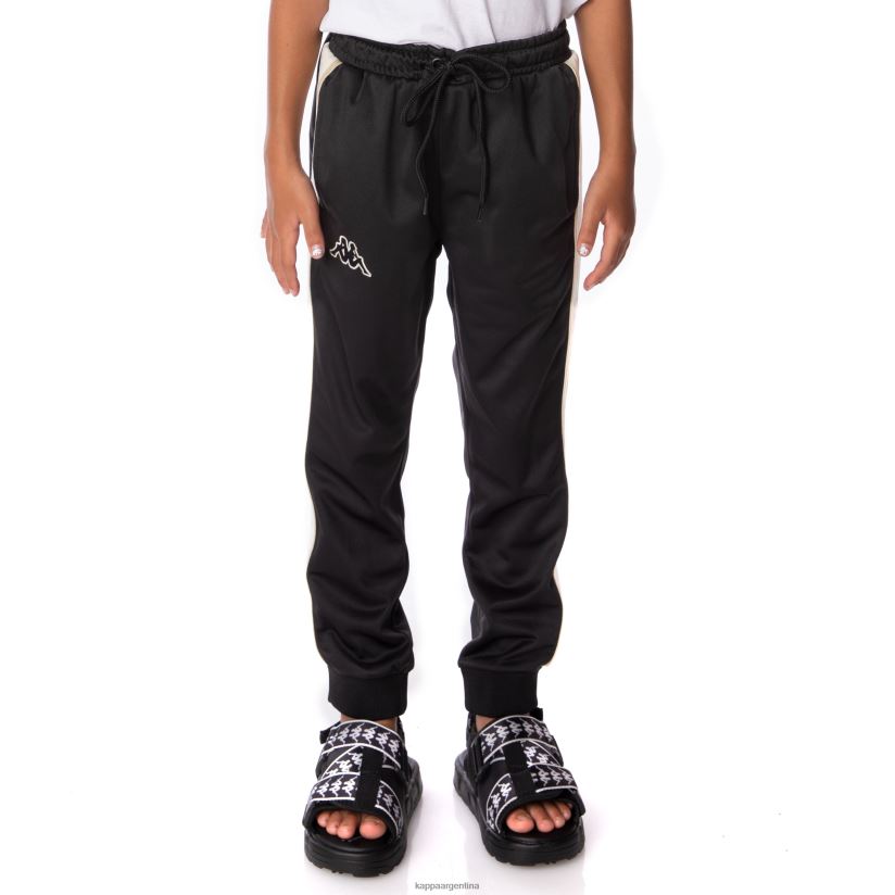 Kappa niños pantalones de chándal alic 2 con cinta del logo para niños humo negro 2FJJXV457