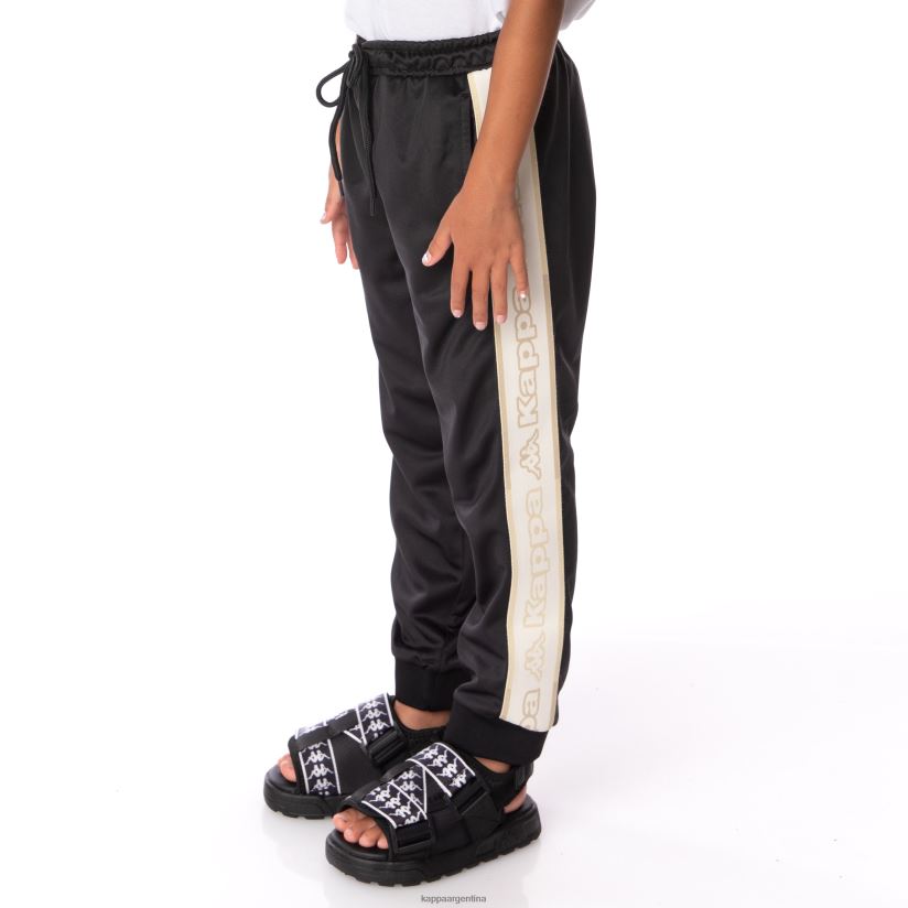 Kappa niños pantalones de chándal alic 2 con cinta del logo para niños humo negro 2FJJXV457
