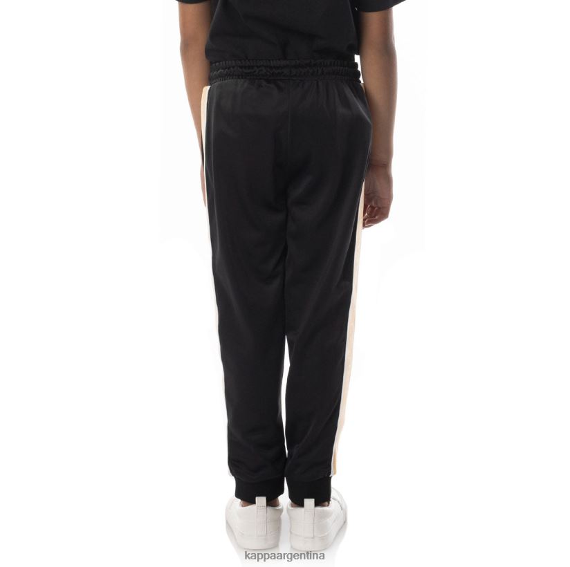 Kappa niños pantalones de chándal alic 2 con cinta del logo para niños humo negro naranja 2FJJXV464