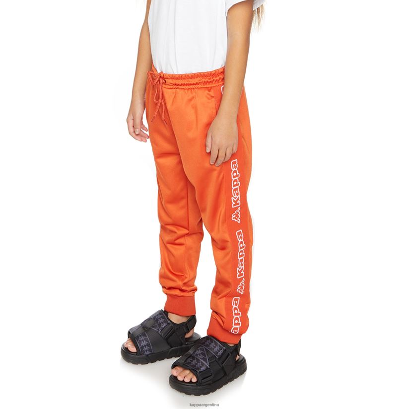 Kappa niños pantalones de chándal alic 2 con cinta del logo para niños naranja quemada 2FJJXV453