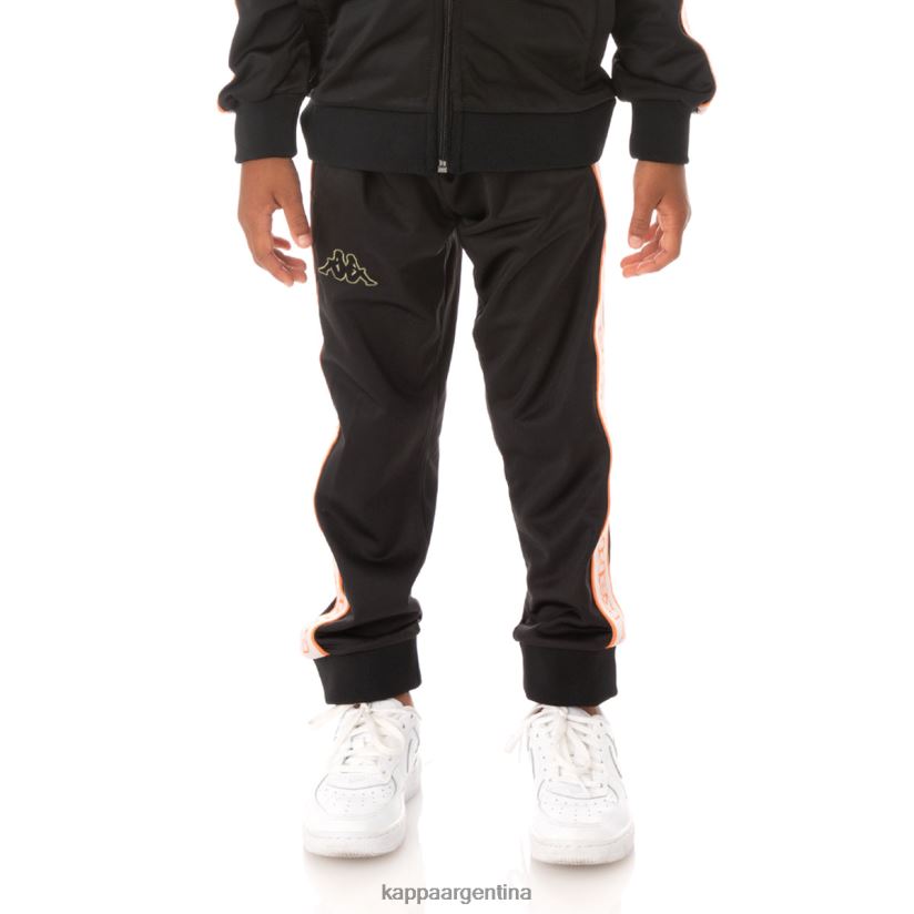 Kappa niños pantalones de chándal alic 2 con cinta del logo para niños negro 2FJJXV494