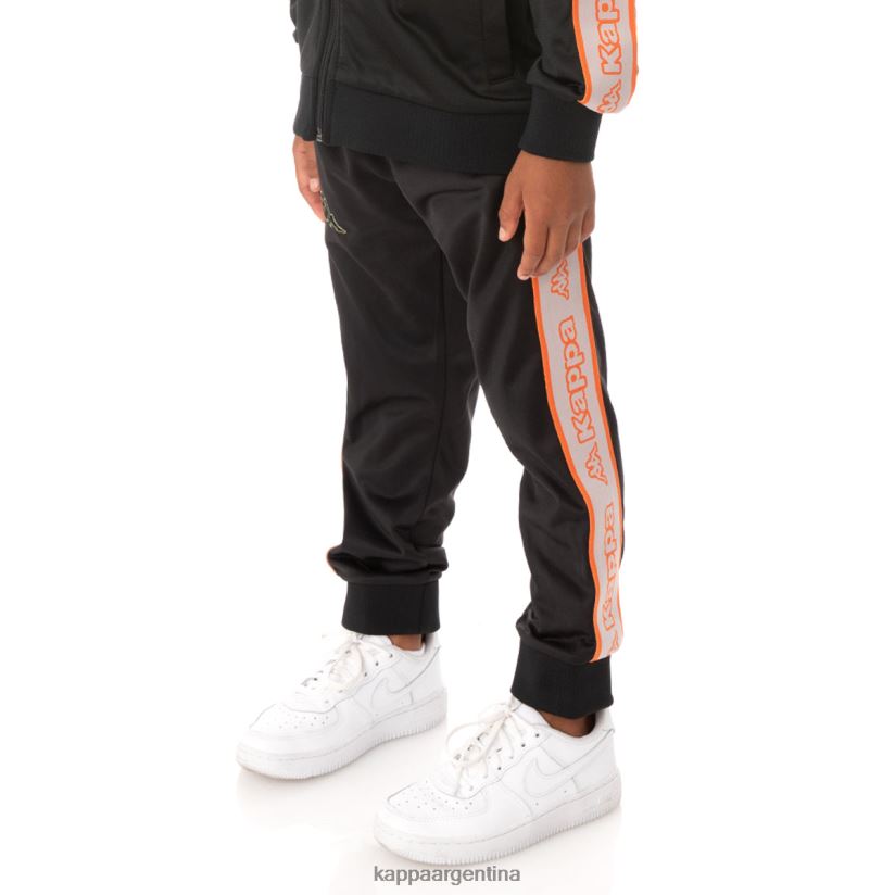 Kappa niños pantalones de chándal alic 2 con cinta del logo para niños negro 2FJJXV494