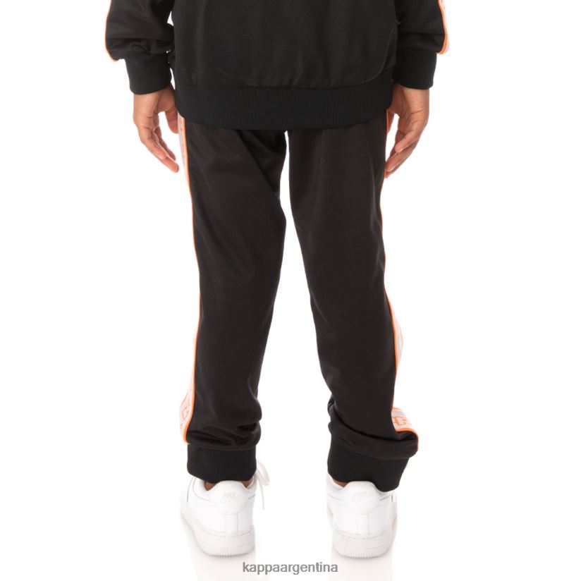 Kappa niños pantalones de chándal alic 2 con cinta del logo para niños negro 2FJJXV494