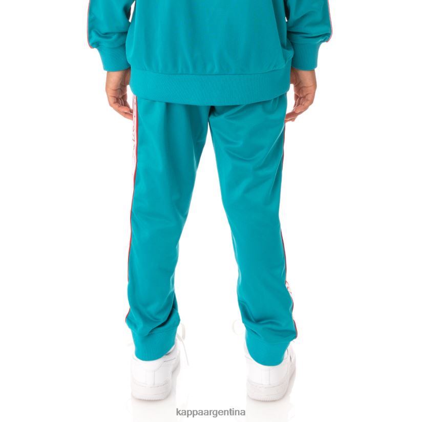 Kappa niños pantalones de chándal alic 2 con cinta del logo para niños pavo real 2FJJXV492