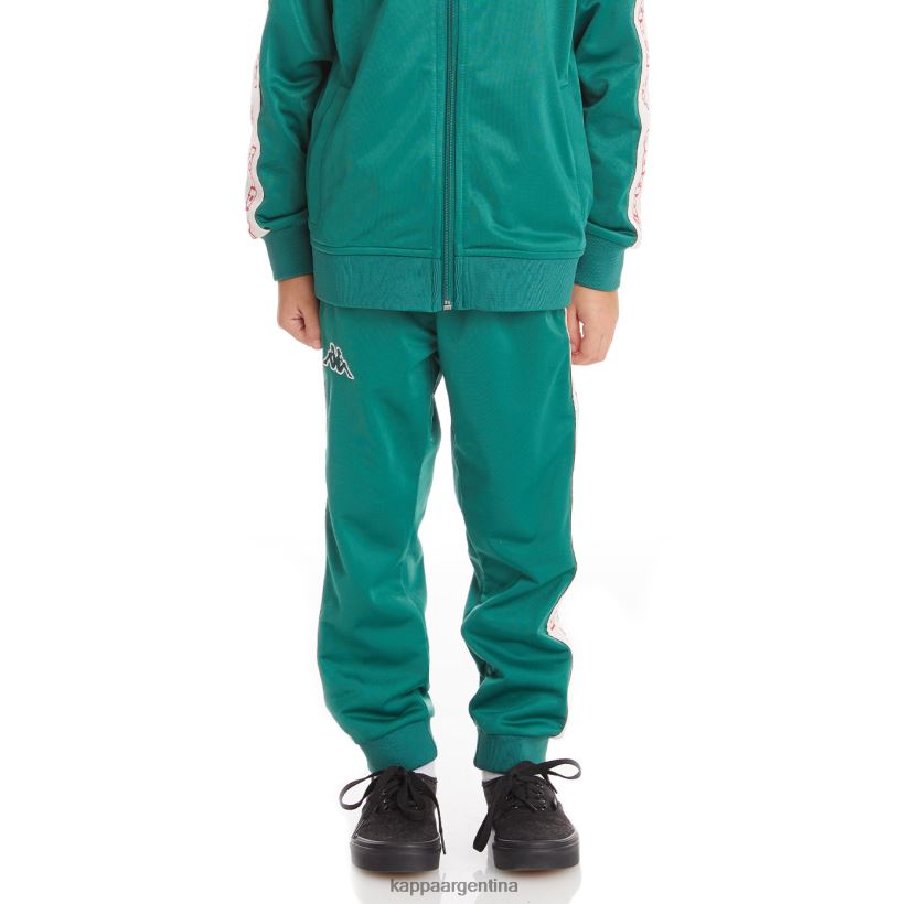 Kappa niños pantalones de chándal alic 2 con cinta del logo para niños verde oscuro 2FJJXV483