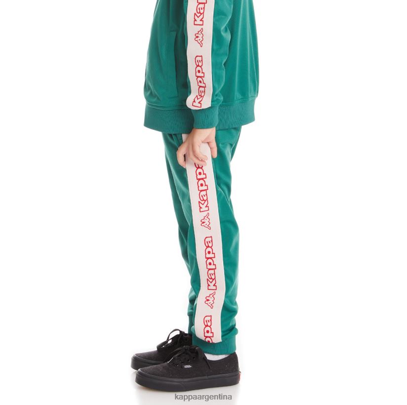 Kappa niños pantalones de chándal alic 2 con cinta del logo para niños verde oscuro 2FJJXV483