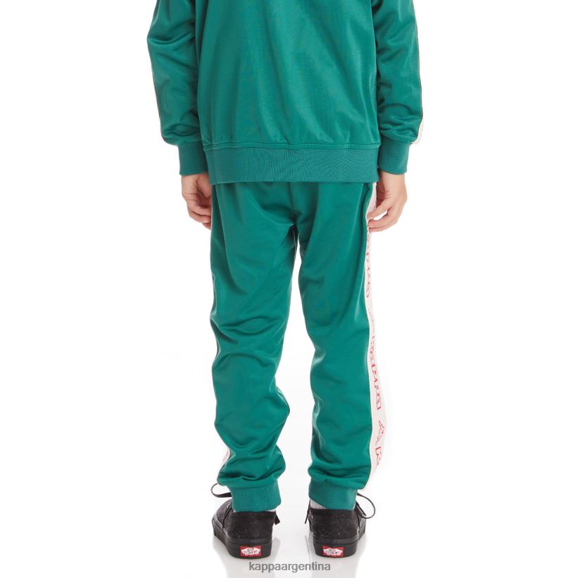 Kappa niños pantalones de chándal alic 2 con cinta del logo para niños verde oscuro 2FJJXV483