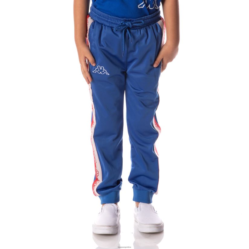 Kappa niños pantalones de chándal con cinta del logo azul 2FJJXV468