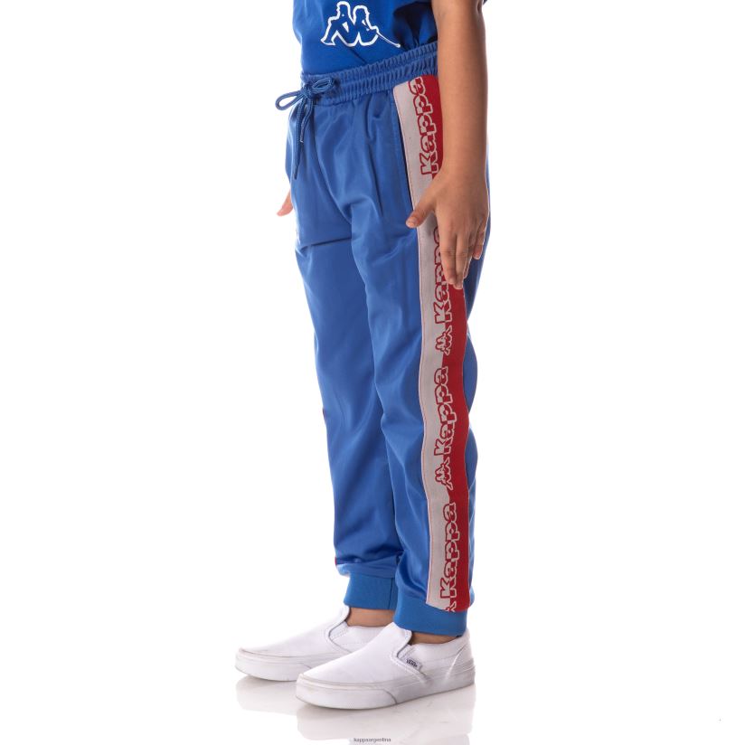 Kappa niños pantalones de chándal con cinta del logo azul 2FJJXV468