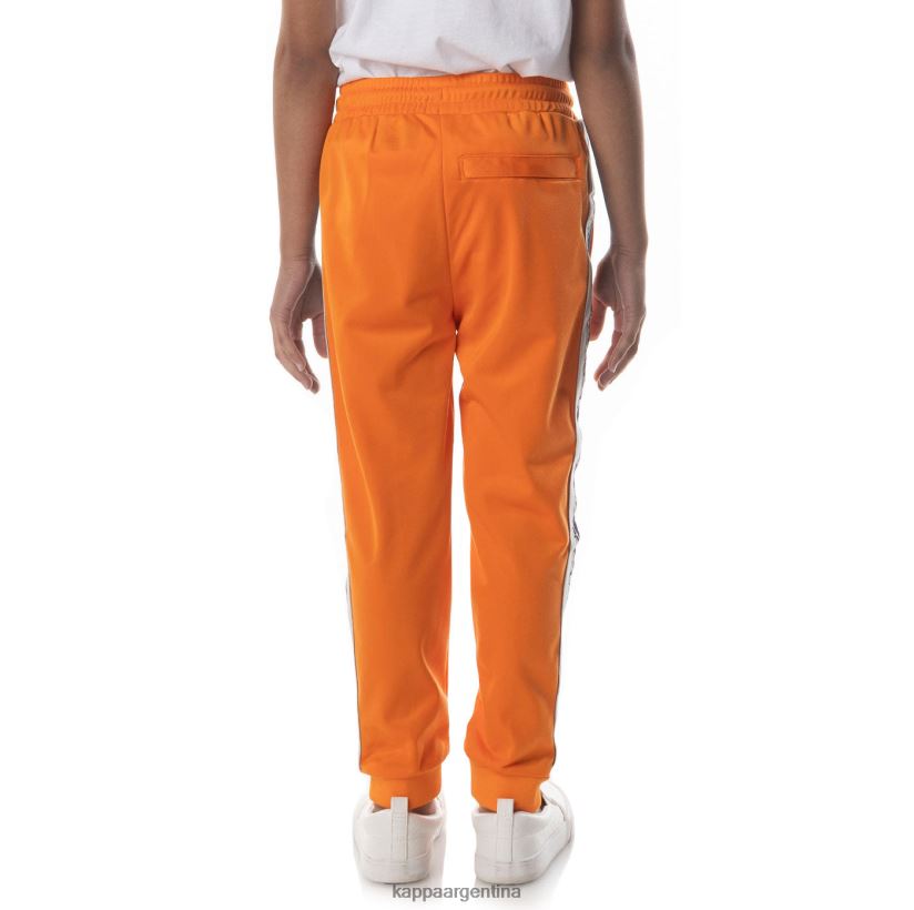 Kappa niños pantalones de chándal con cinta del logo naranja 2FJJXV467