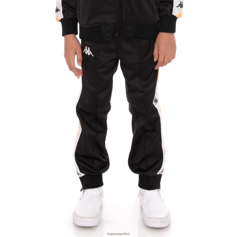 Kappa niños pantalones deportivos 222 banda deky 2 para niños humo negro 2FJJXV476