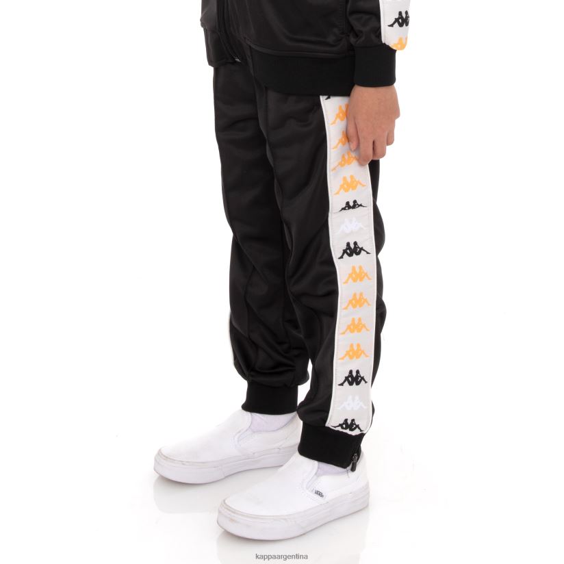 Kappa niños pantalones deportivos 222 banda deky 2 para niños humo negro 2FJJXV476