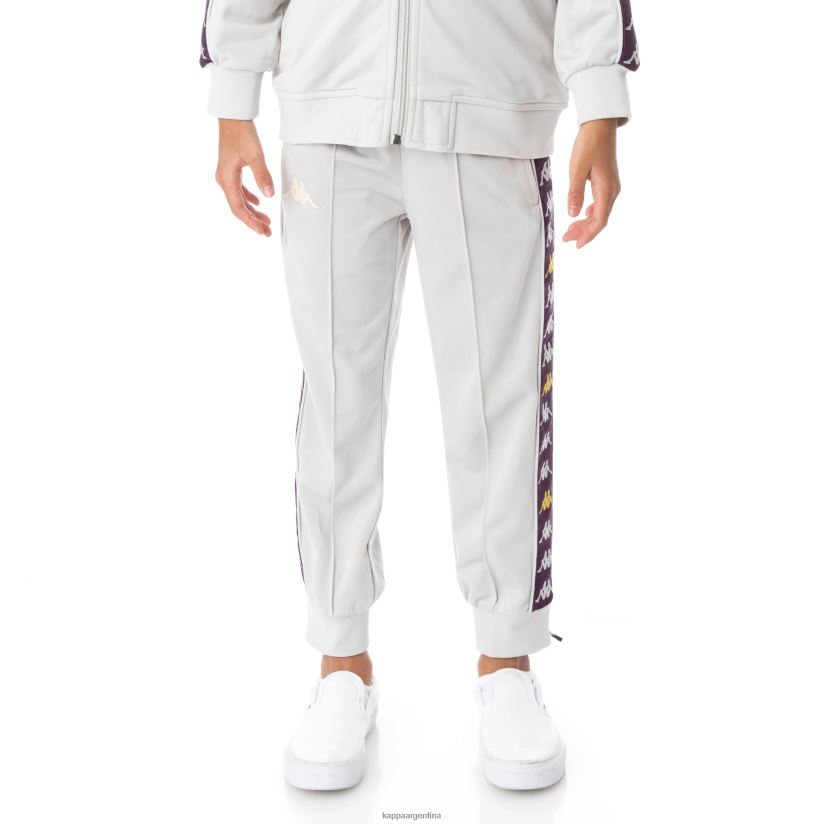 Kappa niños pantalones deportivos 222 banda deky para niños gris plata 2FJJXV498