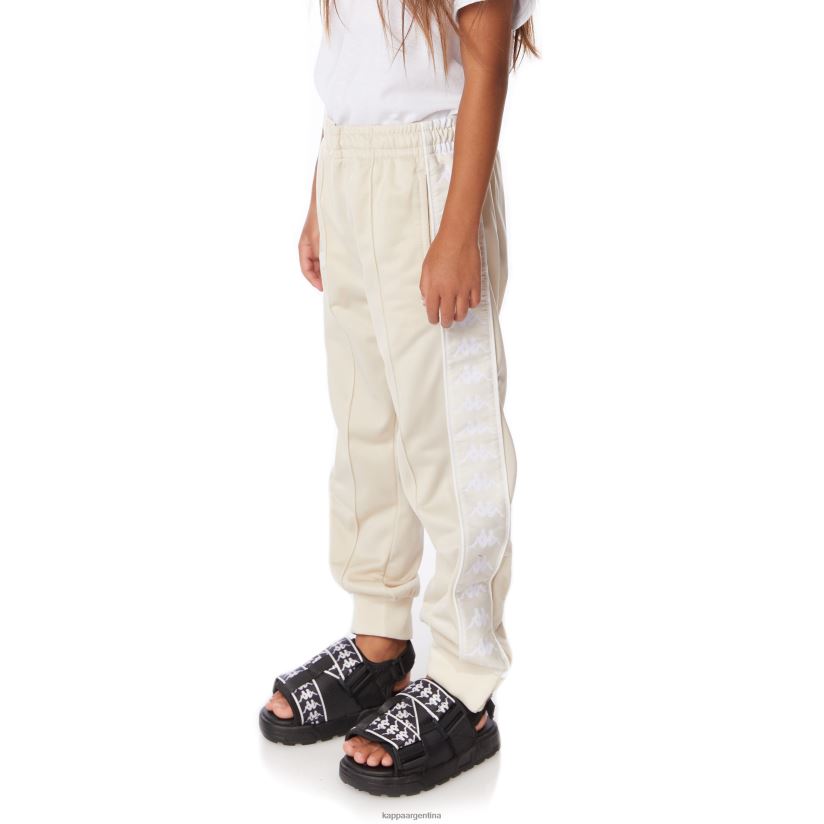 Kappa niños pantalones deportivos 222 banda rastoriazz para niños blanco beige 2FJJXV459
