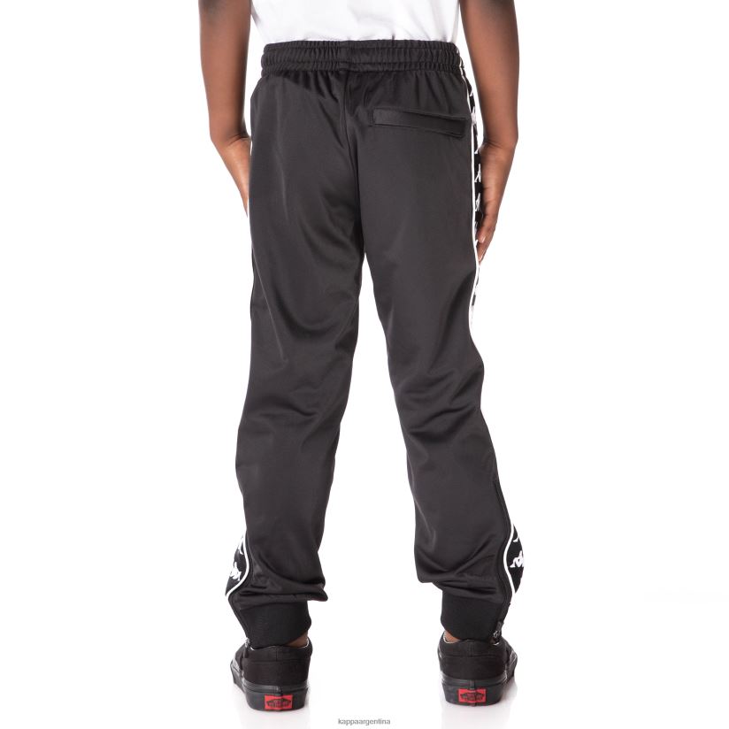 Kappa niños pantalones deportivos 222 banda rastoriazz para niños humo negro 2FJJXV461