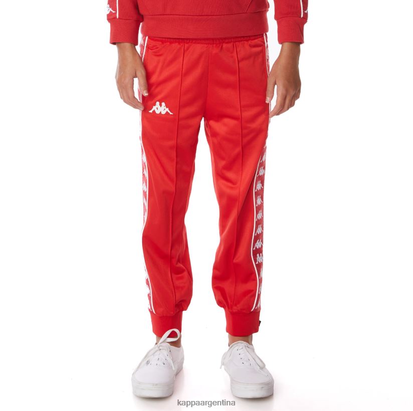 Kappa niños pantalones deportivos 222 banda rastoriazz para niños rojo blanco 2FJJXV460