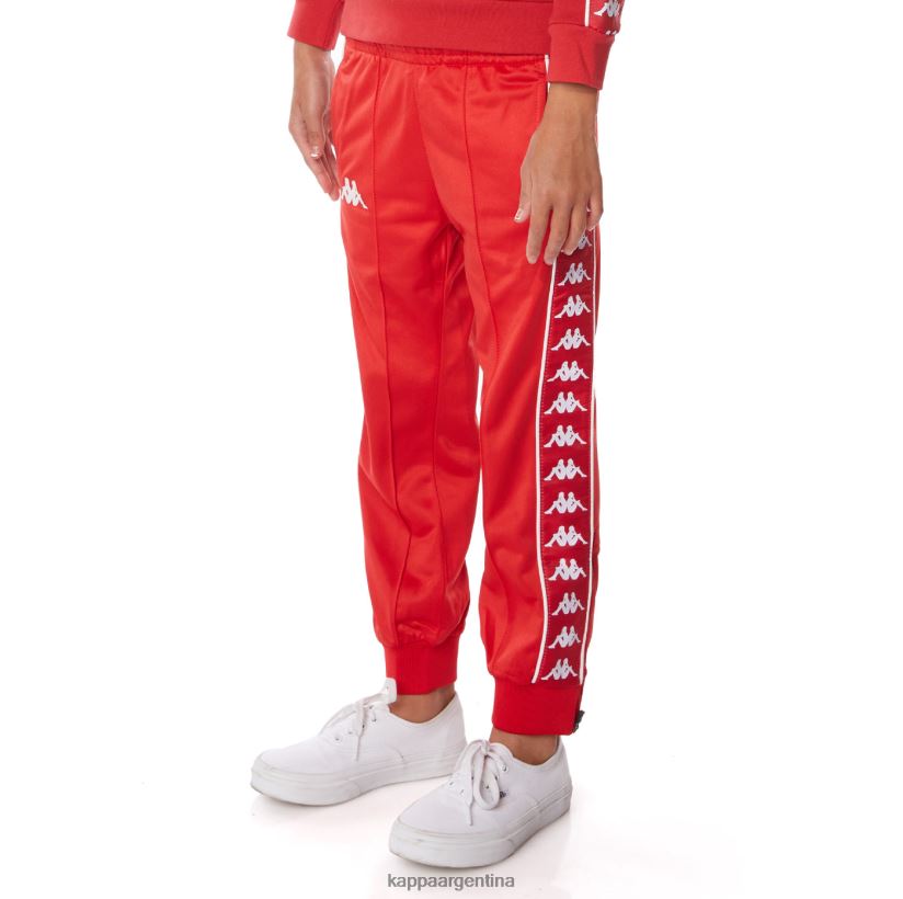 Kappa niños pantalones deportivos 222 banda rastoriazz para niños rojo blanco 2FJJXV460