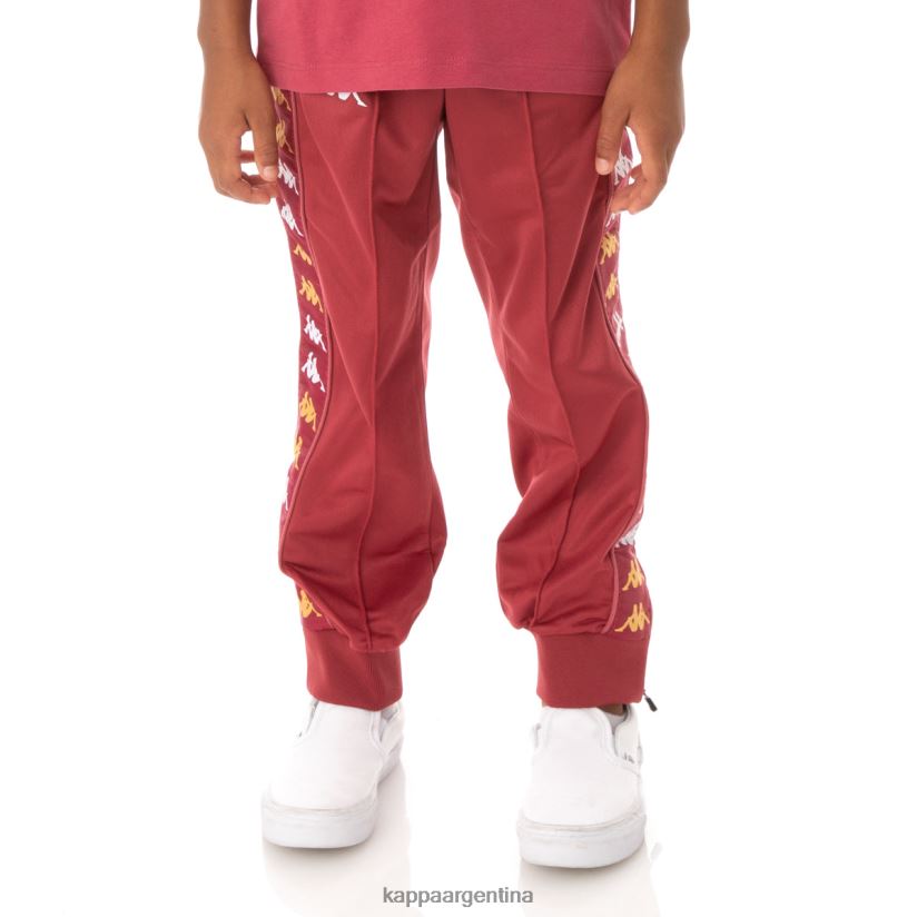 Kappa niños pantalones deportivos 222 banda rastoriazzin para niños borgoña 2FJJXV487