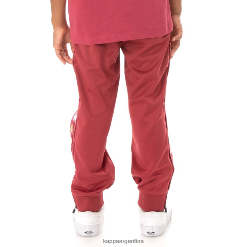 Kappa niños pantalones deportivos 222 banda rastoriazzin para niños borgoña 2FJJXV487