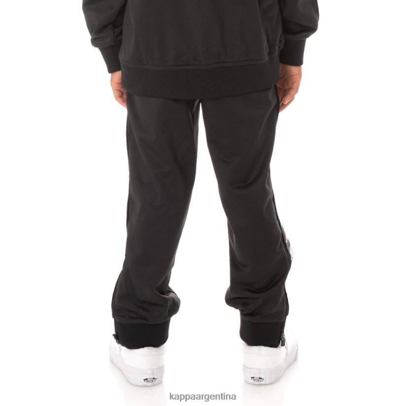 Kappa niños pantalones deportivos 222 banda rastoriazzin para niños humo negro 2FJJXV488