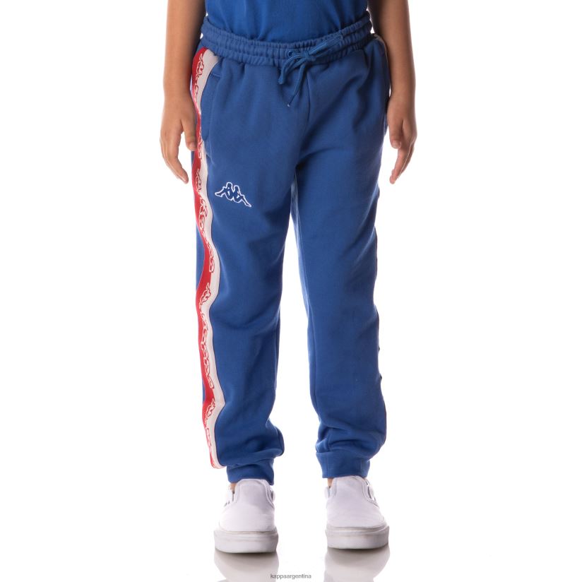 Kappa niños pantalones de chándal danira con cinta del logo azul 2FJJXV576