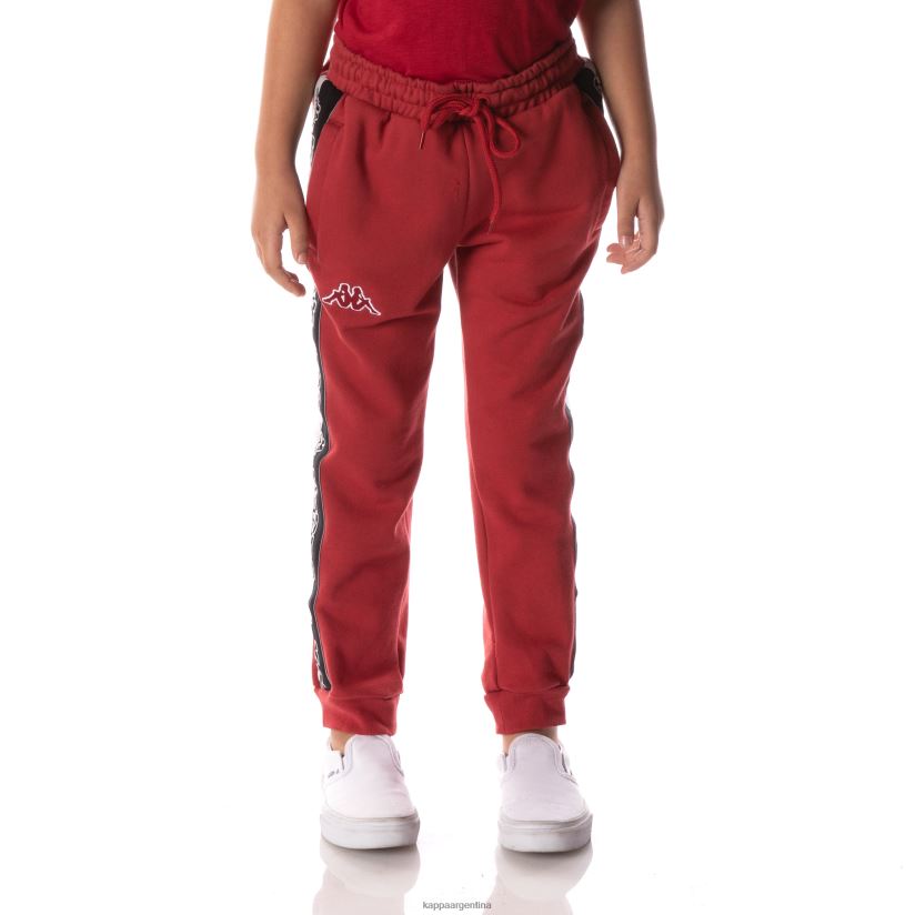 Kappa niños pantalones de chándal danira con cinta del logo rojo 2FJJXV577