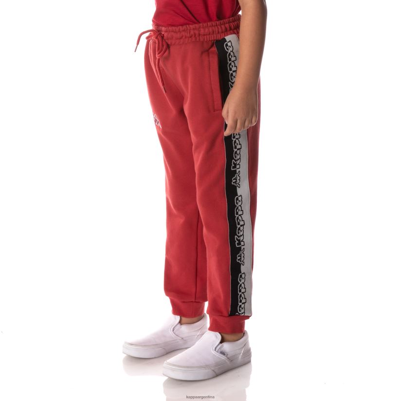 Kappa niños pantalones de chándal danira con cinta del logo rojo 2FJJXV577