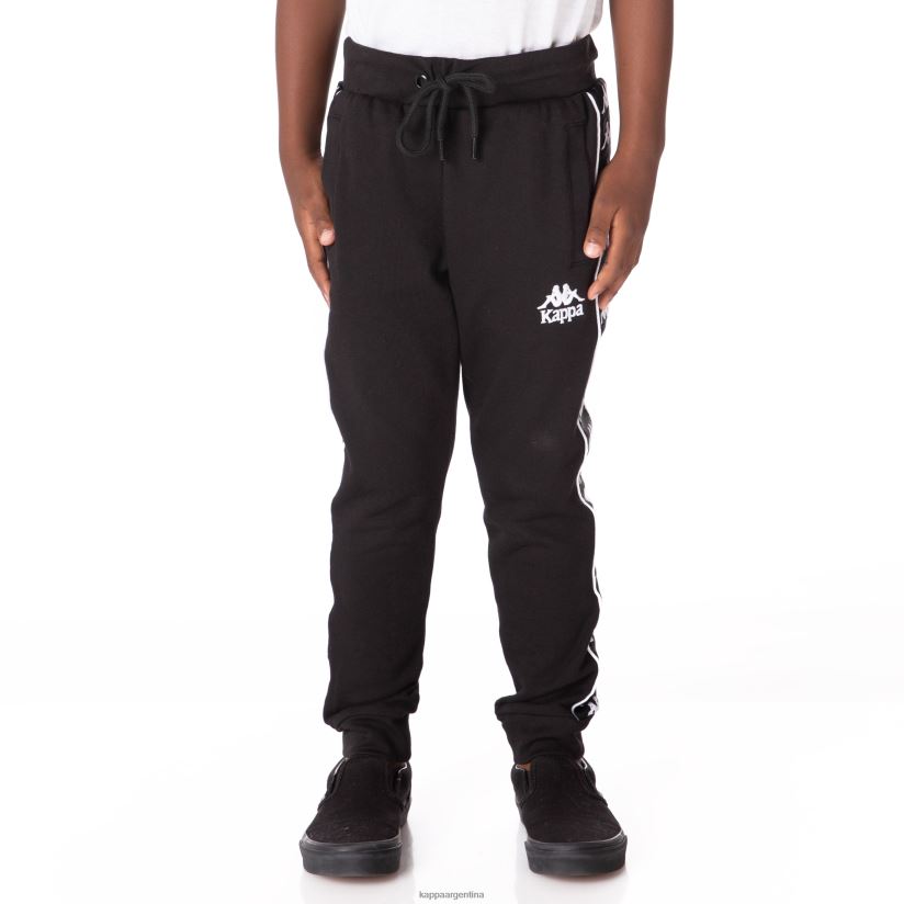 Kappa niños pantalones deportivos 222 banda alanz 2 niños negro 2FJJXV575
