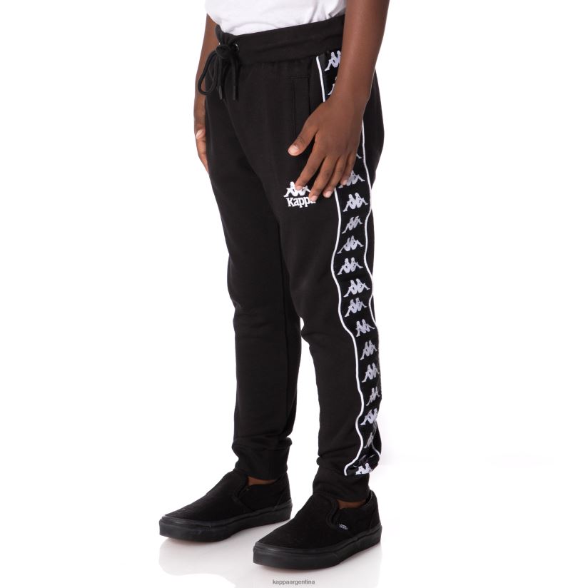 Kappa niños pantalones deportivos 222 banda alanz 2 niños negro 2FJJXV575