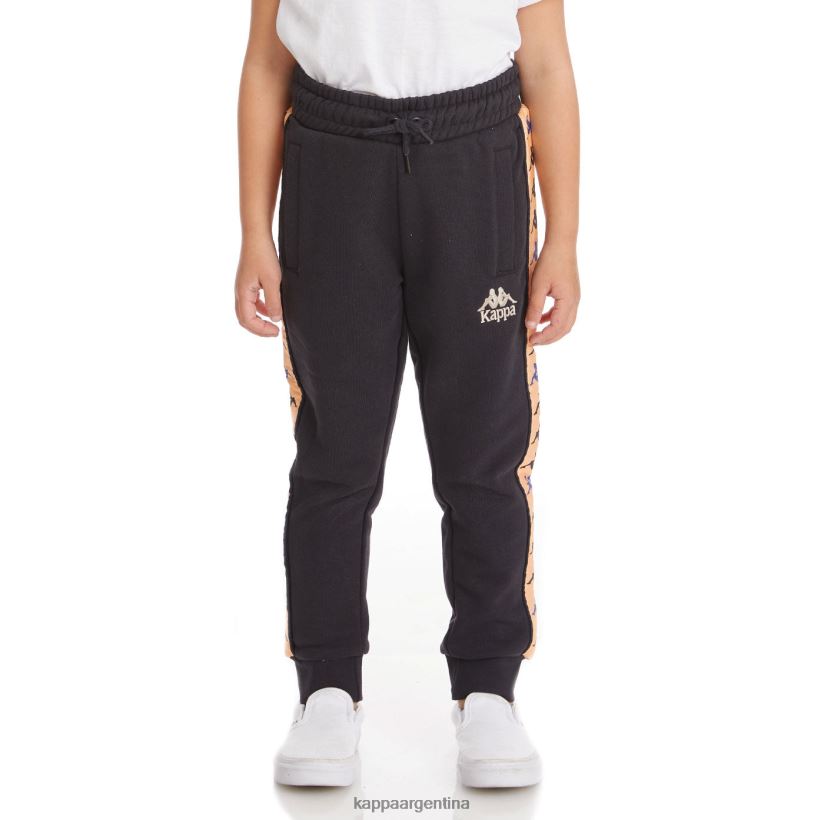 Kappa niños pantalones deportivos 222 banda alanz 3 niños negro 2FJJXV606