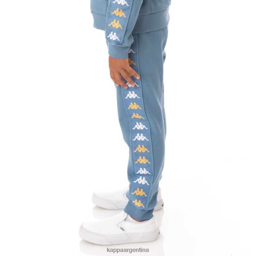 Kappa niños pantalones deportivos 222 banda alanzin niño azul claro 2FJJXV601