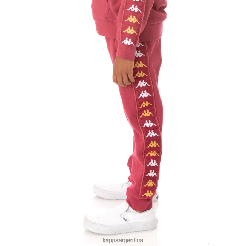 Kappa niños pantalones deportivos 222 banda alanzin niño borgoña 2FJJXV602