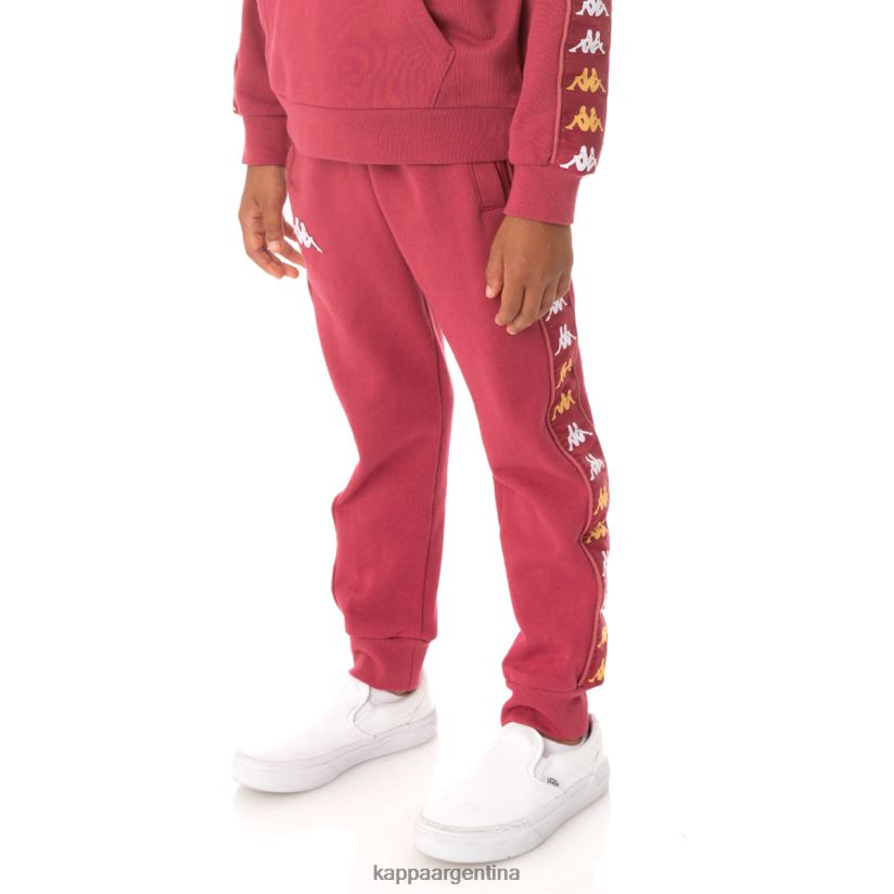 Kappa niños pantalones deportivos 222 banda alanzin niño borgoña 2FJJXV602