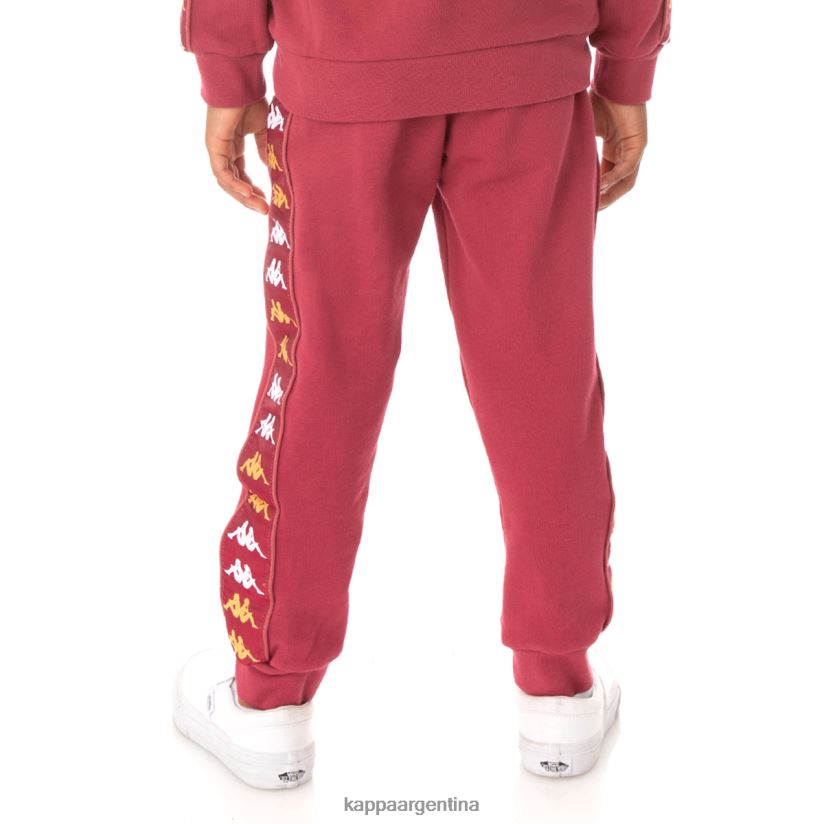 Kappa niños pantalones deportivos 222 banda alanzin niño borgoña 2FJJXV602