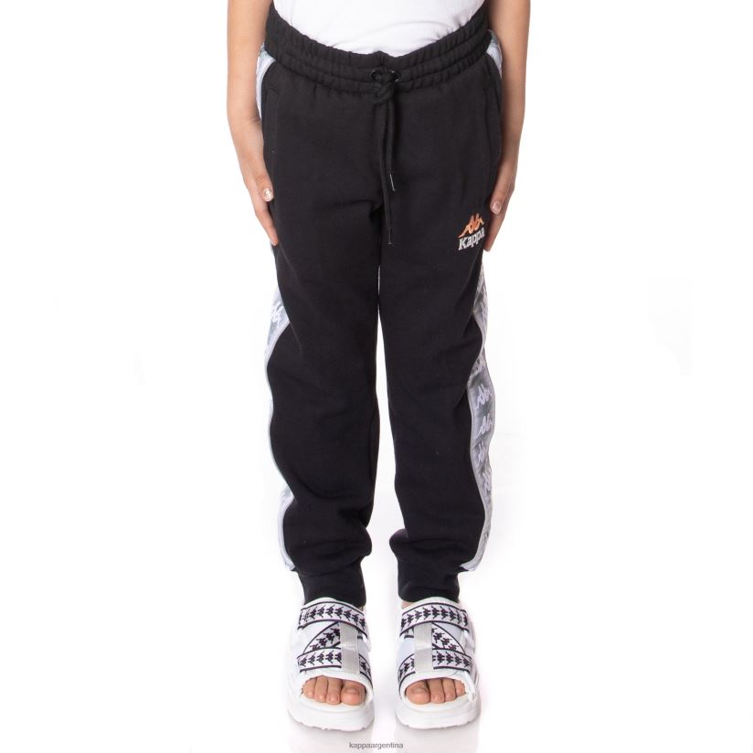 Kappa niños pantalones deportivos 222 banda galanz para niños negro azabache 2FJJXV562