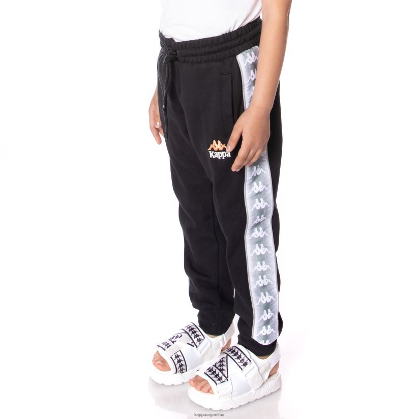 Kappa niños pantalones deportivos 222 banda galanz para niños negro azabache 2FJJXV562