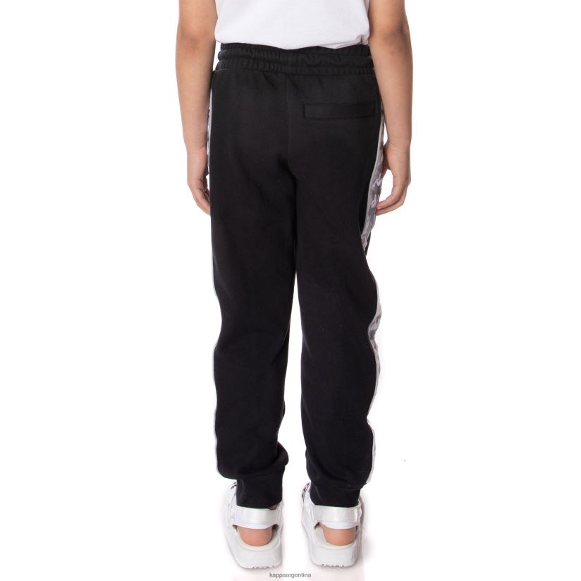 Kappa niños pantalones deportivos 222 banda galanz para niños negro azabache 2FJJXV562