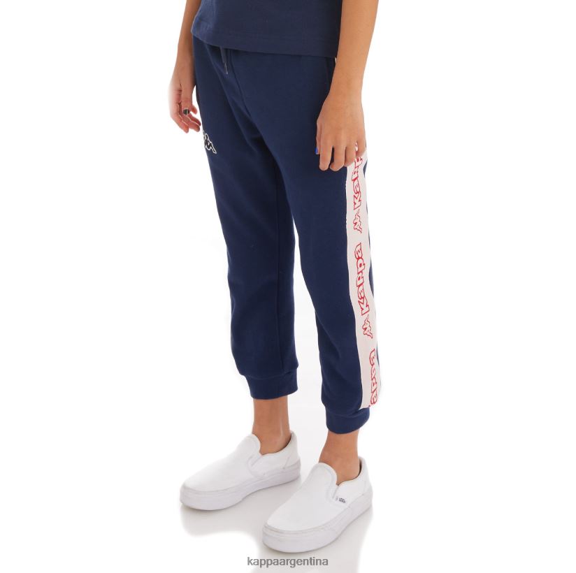 Kappa niños pantalones deportivos anira 2 con cinta del logo para niños Armada 2FJJXV598