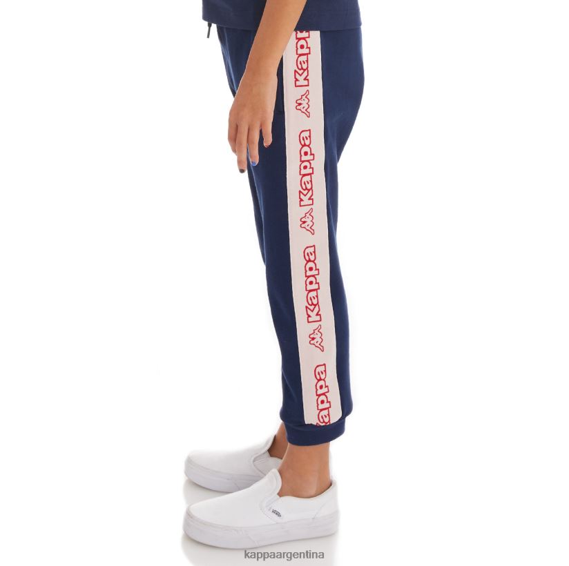 Kappa niños pantalones deportivos anira 2 con cinta del logo para niños Armada 2FJJXV598