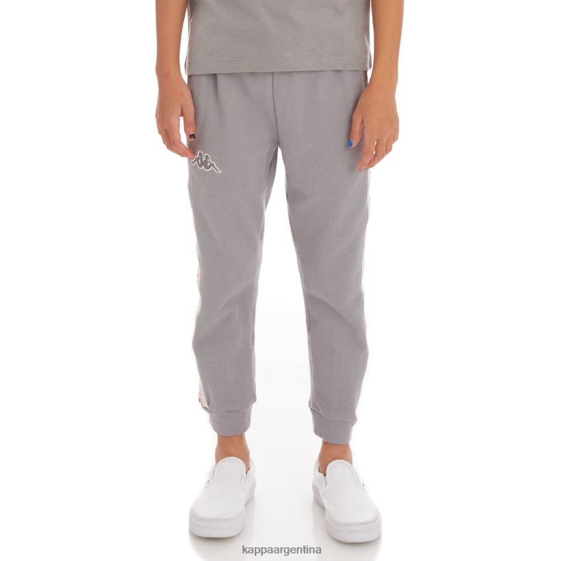 Kappa niños pantalones deportivos anira 2 con cinta del logo para niños gris 2FJJXV597