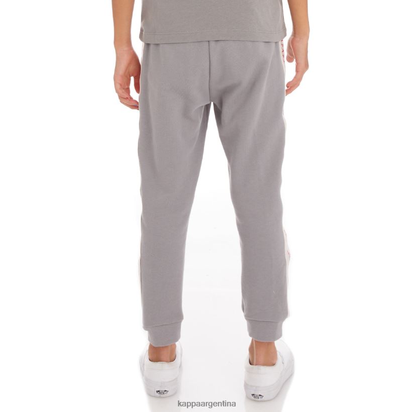 Kappa niños pantalones deportivos anira 2 con cinta del logo para niños gris 2FJJXV597