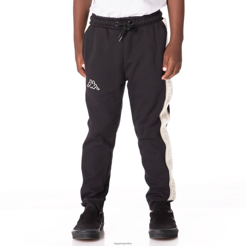 Kappa niños pantalones deportivos anira 2 con cinta del logo para niños humo negro 2FJJXV570