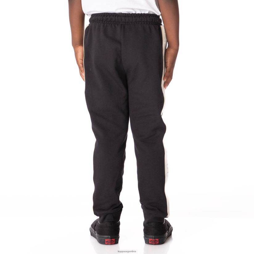 Kappa niños pantalones deportivos anira 2 con cinta del logo para niños humo negro 2FJJXV570