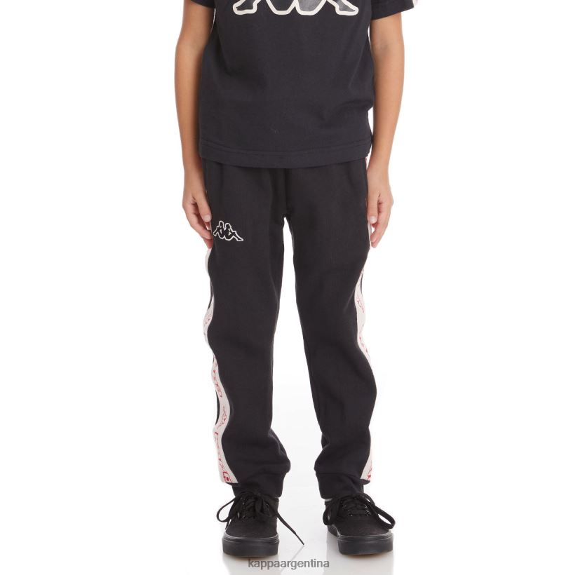 Kappa niños pantalones deportivos anira 2 con cinta del logo para niños humo negro 2FJJXV589